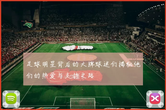 足球明星背后的大牌球迷们揭秘他们的热爱与支持之路