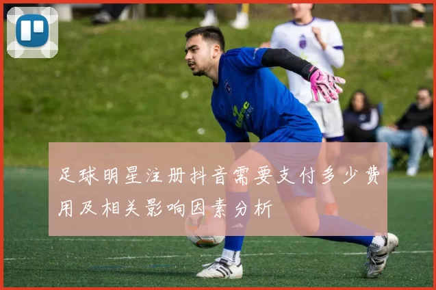 足球明星注册抖音需要支付多少费用及相关影响因素分析
